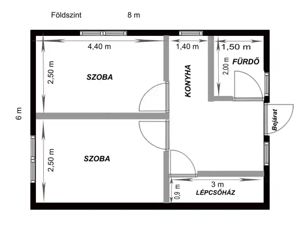 Eladó családi ház, Budakeszi 3 szoba 60 m² 44.9 M Ft