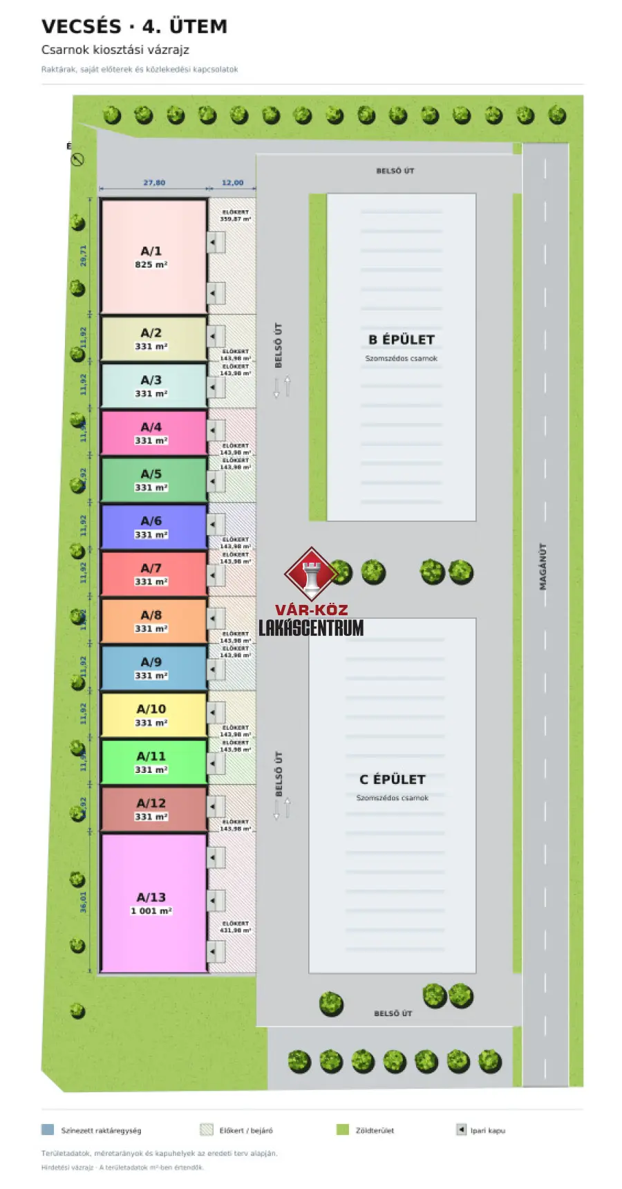 eladó új építésű csarnok, Vecsés